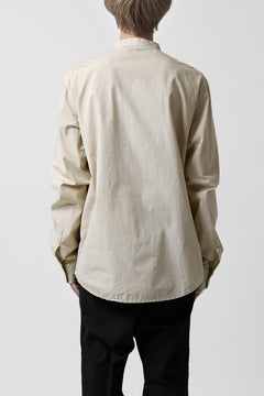 画像をギャラリービューアに読み込む, daub DYEING MINIMAL LS SHIRT / C.POPLIN (SAND)