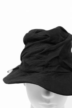画像をギャラリービューアに読み込む, forme d'expression Skewed Fedora Hat (Black)