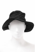 画像をギャラリービューアに読み込む, forme d'expression Skewed Fedora Hat (Black)