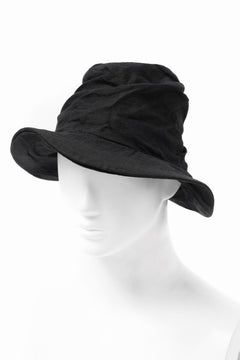 画像をギャラリービューアに読み込む, forme d'expression Skewed Fedora Hat (Black)