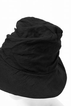 画像をギャラリービューアに読み込む, forme d'expression Skewed Fedora Hat (Black)