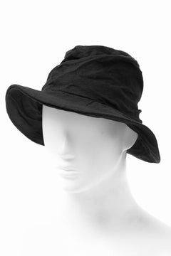 画像をギャラリービューアに読み込む, forme d'expression Skewed Fedora Hat (Black)