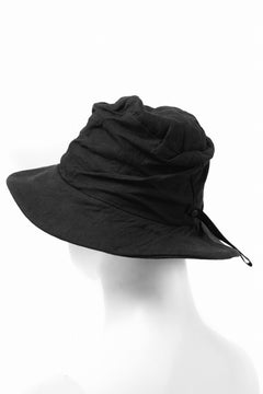 画像をギャラリービューアに読み込む, forme d'expression Skewed Fedora Hat (Black)