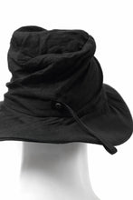 画像をギャラリービューアに読み込む, forme d'expression Skewed Fedora Hat (Black)