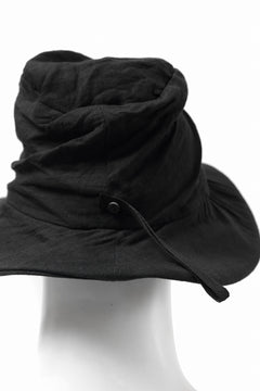 画像をギャラリービューアに読み込む, forme d'expression Skewed Fedora Hat (Black)