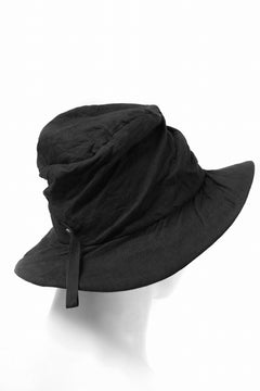 画像をギャラリービューアに読み込む, forme d'expression Skewed Fedora Hat (Black)