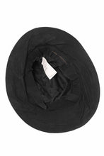 画像をギャラリービューアに読み込む, forme d'expression Skewed Fedora Hat (Black)