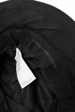 画像をギャラリービューアに読み込む, forme d'expression Skewed Fedora Hat (Black)