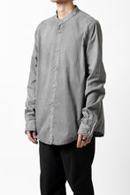 Load image into Gallery viewer, daub LONG SLEEVE SHIRT / COLD DYED COTTON BROAD (GREY)