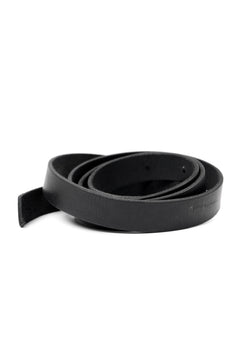 画像をギャラリービューアに読み込む, m.a+ double cross buckle skinny belt / EX+1B/GR3,0 (BLACK)