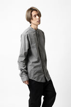 Load image into Gallery viewer, daub LONG SLEEVE SHIRT / COLD DYED COTTON BROAD (GREY)