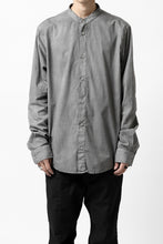 Load image into Gallery viewer, daub LONG SLEEVE SHIRT / COLD DYED COTTON BROAD (GREY)