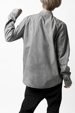 画像をギャラリービューアに読み込む, daub DYEING MINIMAL LS SHIRT / C.POPLIN (GREY)