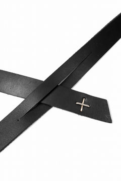 画像をギャラリービューアに読み込む, m.a+ double oval buckle medium belt / EL1C/GR3,0 (BLACK)