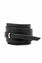 画像をギャラリービューアに読み込む, m.a+ croissant wrist band / A-F0K3/GR3,0 (BLACK)