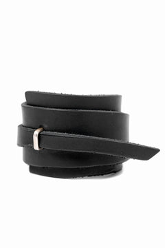 画像をギャラリービューアに読み込む, m.a+ croissant wrist band / A-F0K3/GR3,0 (BLACK)