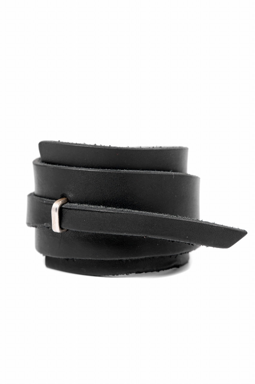 画像をギャラリービューアに読み込む, m.a+ croissant wrist band / A-F0K3/GR3,0 (BLACK)