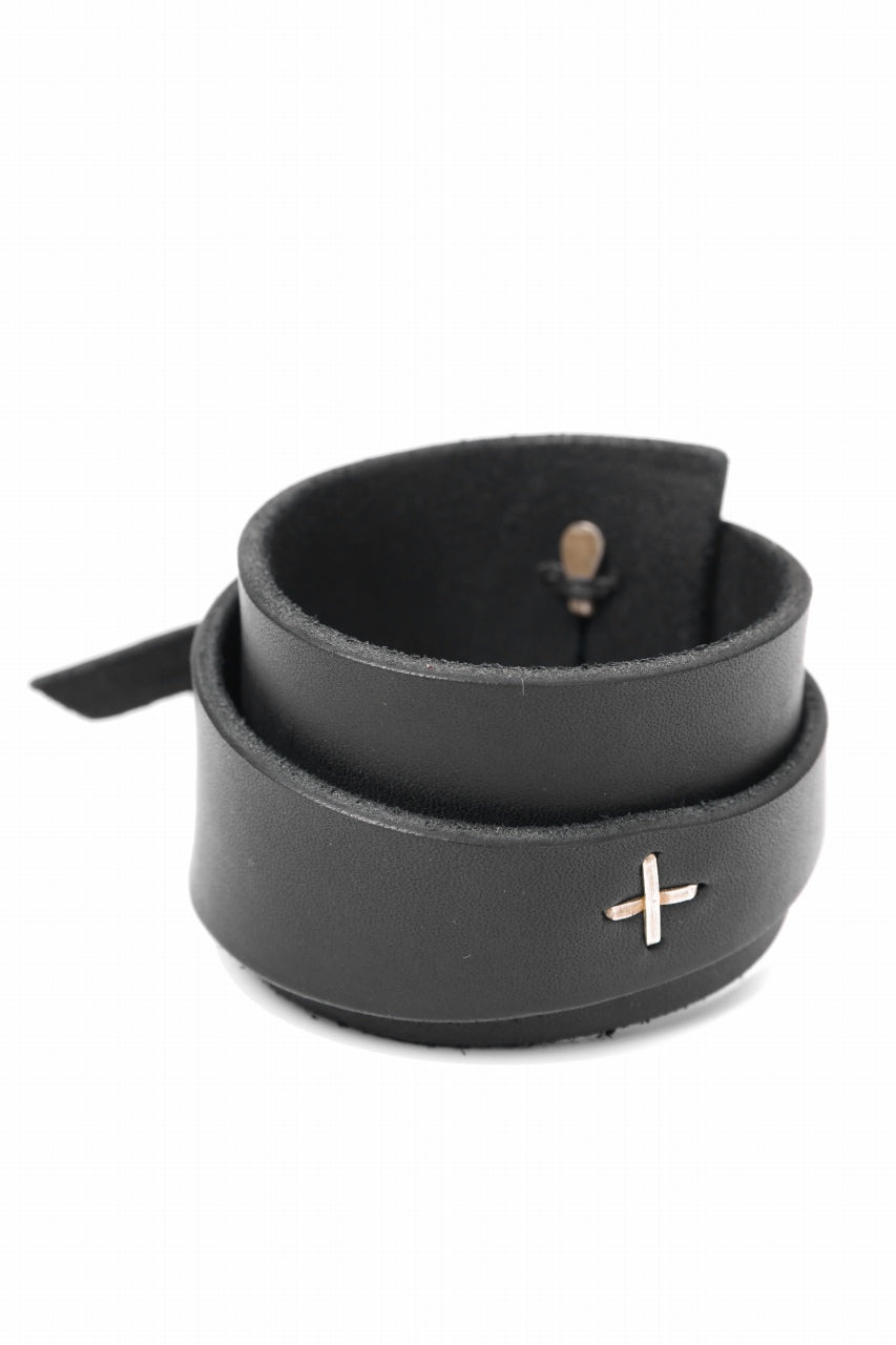 画像をギャラリービューアに読み込む, m.a+ croissant wrist band / A-F0K3/GR3,0 (BLACK)
