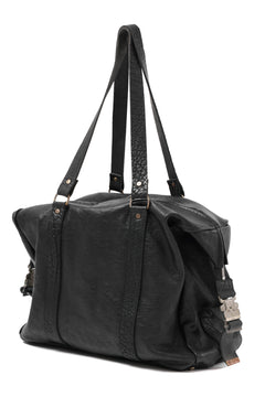 画像をギャラリービューアに読み込む, ierib Dr-Bag Large / FVT Oiled Horse Leather (BLACK)