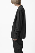 Load image into Gallery viewer, daub LONG SLEEVE SHIRT / DYED COTTON BROAD (BLACK)