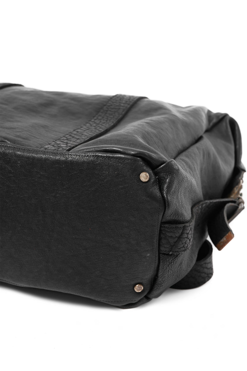 画像をギャラリービューアに読み込む, ierib Dr-Bag Large / FVT Oiled Horse Leather (BLACK)