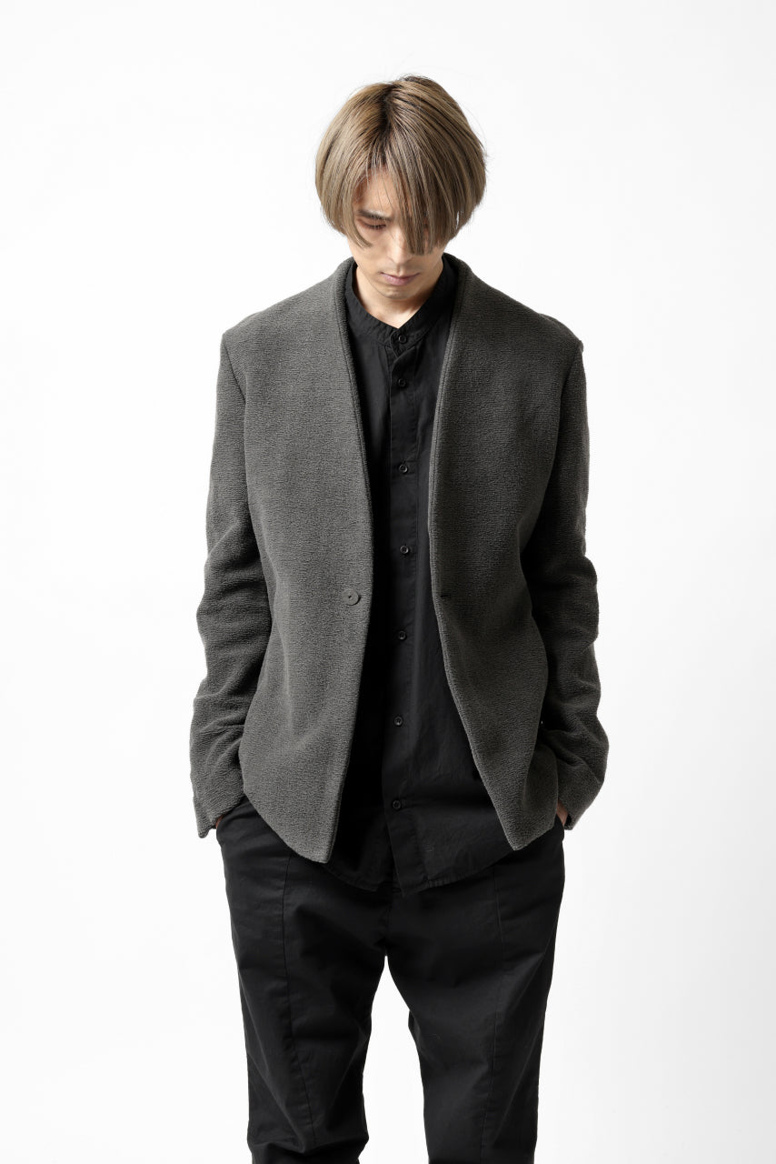 Load image into Gallery viewer, daub LONG SLEEVE SHIRT / DYED COTTON BROAD (BLACK)