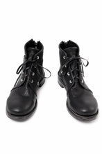 画像をギャラリービューアに読み込む, Portaille 4 HOLE LACE UP BOOTS / BURNED HORSE (BLACK) *