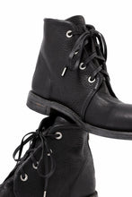 画像をギャラリービューアに読み込む, Portaille 4 HOLE LACE UP BOOTS / BURNED HORSE (BLACK) *