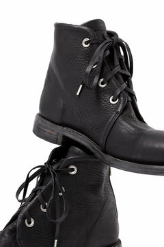 画像をギャラリービューアに読み込む, Portaille 4 HOLE LACE UP BOOTS / BURNED HORSE (BLACK) *