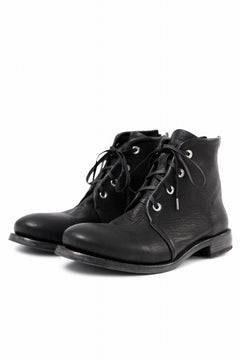 画像をギャラリービューアに読み込む, Portaille 4 HOLE LACE UP BOOTS / BURNED HORSE (BLACK) *