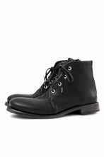 画像をギャラリービューアに読み込む, Portaille 4 HOLE LACE UP BOOTS / BURNED HORSE (BLACK) *