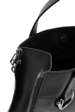 Load image into Gallery viewer, discord Yohji Yamamoto Side Zip Tote Bag S / Soft Shrink Cow Leather (BLACK)