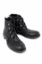 画像をギャラリービューアに読み込む, Portaille 4 HOLE LACE UP BOOTS / BURNED HORSE (BLACK) *