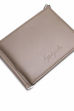 画像をギャラリービューアに読み込む, discord Yohji Yamamoto Money Clip Wallet / Soft Cow Skin Leather (BEIGE)