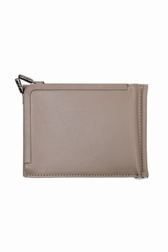 画像をギャラリービューアに読み込む, discord Yohji Yamamoto Money Clip Wallet / Soft Cow Skin Leather (BEIGE)