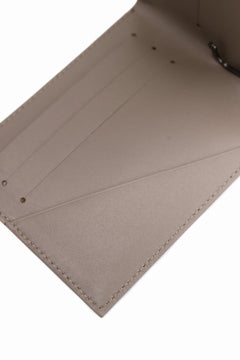 画像をギャラリービューアに読み込む, discord Yohji Yamamoto Money Clip Wallet / Soft Cow Skin Leather (BEIGE)