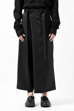 画像をギャラリービューアに読み込む, Y's BANG ON! No.149 GABARDINE WRAP PANTS (BLACK)