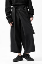 画像をギャラリービューアに読み込む, Y's BANG ON! No.149 GABARDINE WRAP PANTS (BLACK)