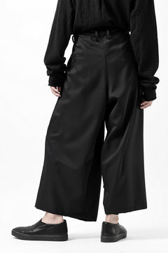 画像をギャラリービューアに読み込む, Y's BANG ON! No.149 GABARDINE WRAP PANTS (BLACK)