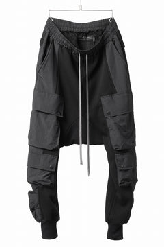 画像をギャラリービューアに読み込む, A.F ARTEFACT MILITARY CARGO SARROUEL PANTS / BOMBER HEAT® + NYLON (BLACK)