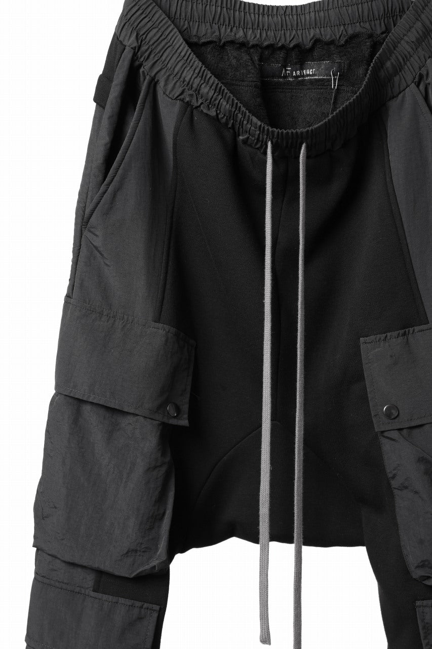 画像をギャラリービューアに読み込む, A.F ARTEFACT MILITARY CARGO SARROUEL PANTS / BOMBER HEAT® + NYLON (BLACK)