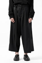 画像をギャラリービューアに読み込む, Y's BANG ON! No.149 GABARDINE WRAP PANTS (BLACK)