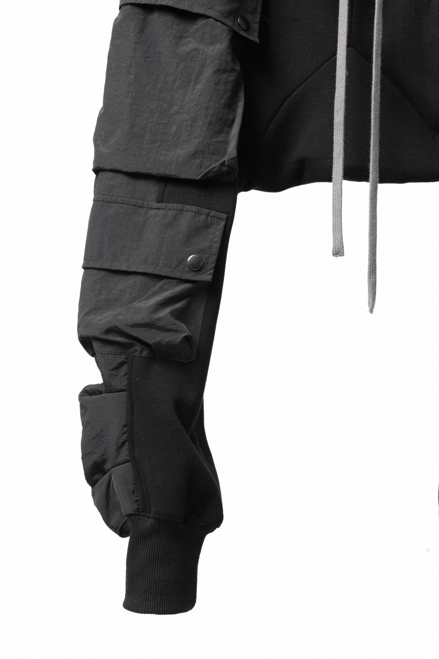 画像をギャラリービューアに読み込む, A.F ARTEFACT MILITARY CARGO SARROUEL PANTS / BOMBER HEAT® + NYLON (BLACK)