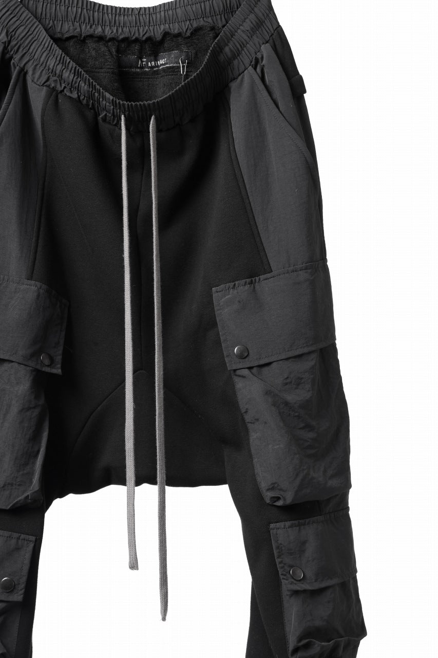 画像をギャラリービューアに読み込む, A.F ARTEFACT MILITARY CARGO SARROUEL PANTS / BOMBER HEAT® + NYLON (BLACK)