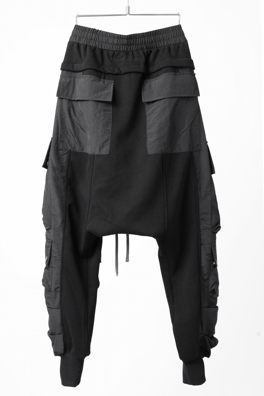 画像をギャラリービューアに読み込む, A.F ARTEFACT MILITARY CARGO SARROUEL PANTS / BOMBER HEAT® + NYLON (BLACK)