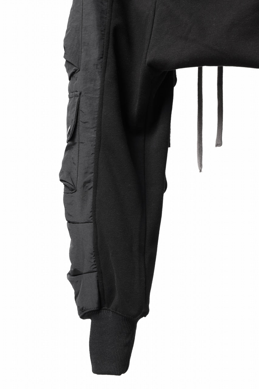 画像をギャラリービューアに読み込む, A.F ARTEFACT MILITARY CARGO SARROUEL PANTS / BOMBER HEAT® + NYLON (BLACK)