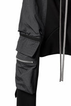画像をギャラリービューアに読み込む, A.F ARTEFACT COMBINATION ZIPPER SARROUEL SKINNY PANTS / BOMBER HEAT® + NYLON (BLACK)
