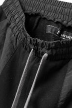 画像をギャラリービューアに読み込む, A.F ARTEFACT COMBINATION ZIPPER SARROUEL SKINNY PANTS / BOMBER HEAT® + NYLON (BLACK)