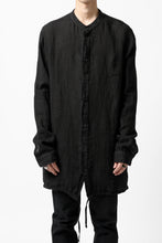 Load image into Gallery viewer, daub PLAIN COLLAR SHIRT / COLD DYED ORGANIC COTTON (GREY)
