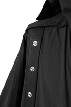画像をギャラリービューアに読み込む, A.F ARTEFACT HOODIE LONG ZIP COAT with DETACHABLE POCKET POUCH (BLACK)